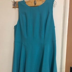 New York & Company Turquoise Dress